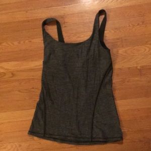 Lululemon tank top with adjustable built in bra
